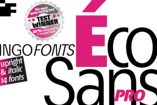 Éco Sans Pro Upright Italic: A Bold Handwritten Typeface Review